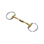 Wędzidło oliwkowe anatomiczne START German Silver - podwójnie łamane 