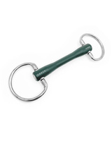 Wędzidło oliwkowe FAGER Nicole  Hard - gumowa sztanga