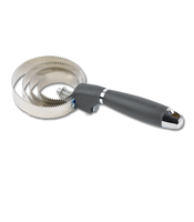 Zgrzebło metalowe z żelową rączką Waldhausen