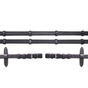 Wodze skórzane ze stoperami i naciągiem gumowym Schockemöhle Sports 