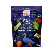 Sucha karma dla psa Syta Micha - Kaczka, jagody i szpinak 1,5 kg