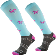 Podkolanówki jeździeckie Comodo Technical Soft Flamingo