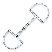 Wędzidło D-Ring Stubben Easy Control 2251 - podwójnie łamane