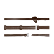 Wodze skórzano-gumowe ze stoperami Dy'on New English Collection NE05G