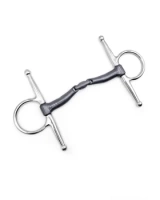Wędzidło z wąsami FAGER Maria Titanium - podwójnie łamane