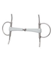 Wędzidło oliwkowe z wąsami Beris - pojedynczo łamane