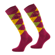 Podkolanówki jeździeckie Comodo Karo Design