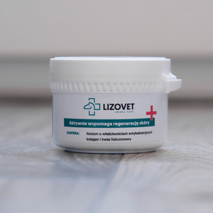 Maść regenerująco-ochronna dla zwierząt Lizovet 150 ml