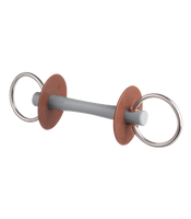 Wędzidło zwykłe Beris - proste 18 mm z kółkami 7,5 cm