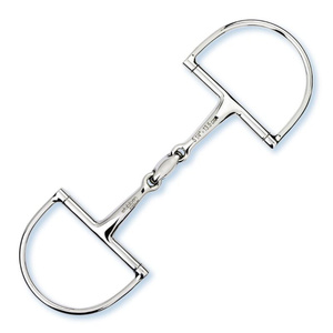 Wędzidło D-Ring Stubben Easy Control 2251 - podwójnie łamane