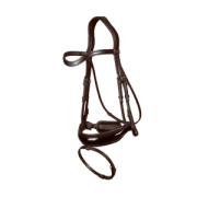 Ogłowie z nachrapnikiem szwedzkim Dy'on Dressage Collection NEDCAN