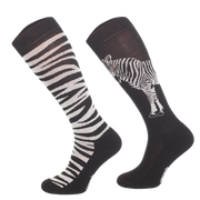 Podkolanówki jeździeckie Comodo Funny Design - Zebra