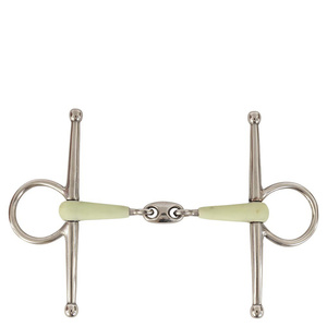 Wędzidło smakowe z wąsami BR Apple Mouth - podwójnie łamane