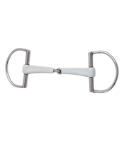 Wędzidło D-ring Beris - pojedynczo łamane