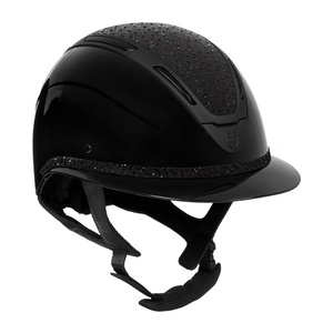 Kask jeździecki z szerokim daszkiem Equestro Apocalypse Glossy