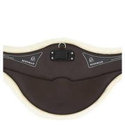 Popręg z fartuchem i futrem Acavallo Comfort Gel Eco Wool