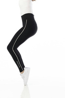 Legginsy damskie z pełnym lejem silikonowym EQUITHÈME VIOLETTE