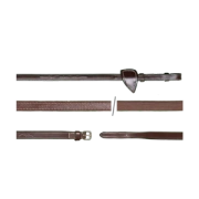 Wodze skórzano-gumowe Dy'on US Collection US05F