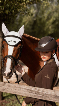 Kask z szerokim daszkiem KASK Star Lady Chrome