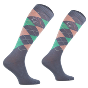 Podkolanówki jeździeckie Comodo Karo Thin