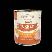 Karma mokra dla psów Pokusa Premium Selection - 100% Indyk