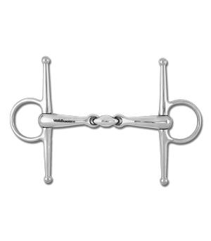 Wędzidło z wąsami Waldhausen Solid - podwójnie łamane
