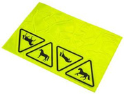 Naklejki odblaskowe Uwaga Konie HR 