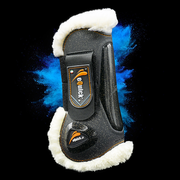 Ochraniacze przednie z futrem eQuick eLight Glitter Fluffy Front