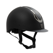 Kask jeździecki z szerokim daszkiem Equestro Azael