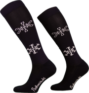 Podkolanówki jeździeckie Comodo Funny Design - Płatek Śniegu