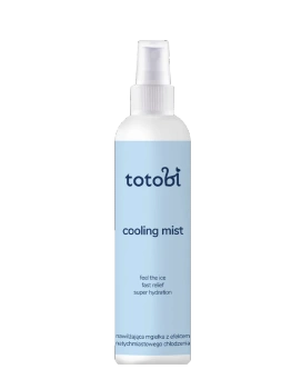 Nawilżająco-chłodząca mgiełka do skóry i sierści psa Totobi Cooling Mist Ice Love Touch