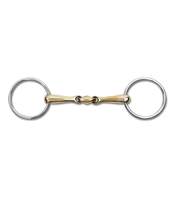 Wędzidło zwykłe Waldhausen Solid Curpis - podwójnie łamane