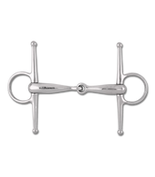 Wędzidło z wąsami Waldhausen Solid - pojedynczo łamane