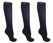 Podkolanówki jeździeckie QHP Show socks 3-pak