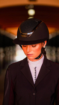 Kask z szerokim daszkiem KASK Star Lady Chrome