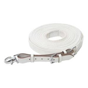 Lonża parciana Kavalkade Soft White