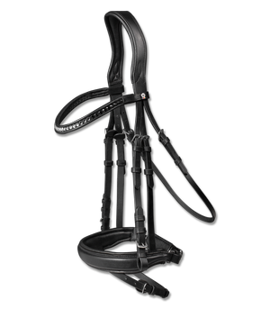 Ogłowie z nachrapnikiem szwedzkim Waldhausen X-Line Concept