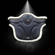 Popręg z fartuchem i futrem eQuick ES jumping Stud Girth Fluffy