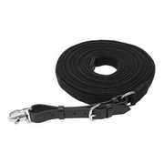 Lonża parciana Kavalkade Soft Black