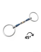 Wędzidło zwykłe FAGER Tim Sweet Iron - podwójnie łamane