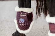 Ochraniacze tylne z futrem Kentucky Horsewear Young Horse TPU