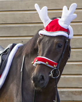 Nauszniki świąteczne QHP Renifer