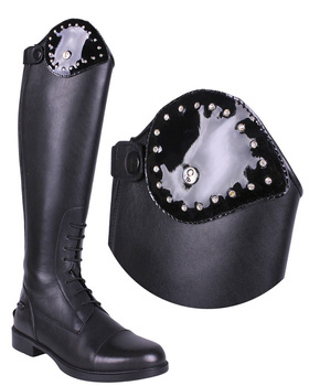 Top do cholewki do oficerek Romy Junior QHP Crystal