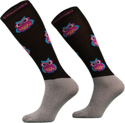 Podkolanówki jeździeckie Comodo Microfiber Sowy