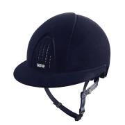 Kask jeździecki z szerokim daszkiem KEP Italia Smart Nova Blue Velvet