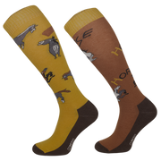 Podkolanówki jeździeckie Comodo Funny Design - Mustang