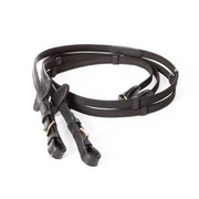 Wodze ogumowane ze stoperami Kavalkade Gold- szerokość 16 mm