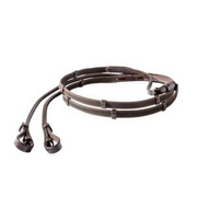 Wodze ogumowane ze stoperami Kavalkade - szerokość 16 mm