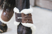 Ochraniacze tylne z futrem Kentucky Horsewear Vegan Sheepskin Elastic