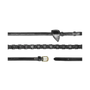 Wodze skórzane plecione Dy'on D Collection DY05Q